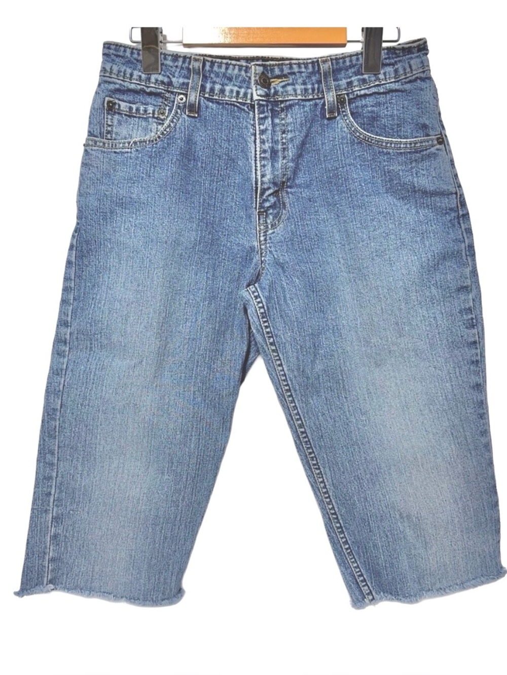 LEVI STRAUSS Signature Cutoff Jeans Bermuda Jorts Western Y2K Jean Shorts 8